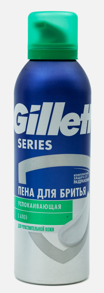 GILLETTE SERIES Пена для бритья  Успокаивающая 200 мл  { 70483 } - фото1