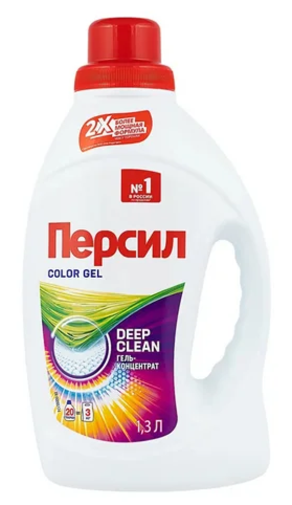 PERSIL Color  Гель для стирки цветного белья, 1,3 л,  Россия   { 08454 } - фото2