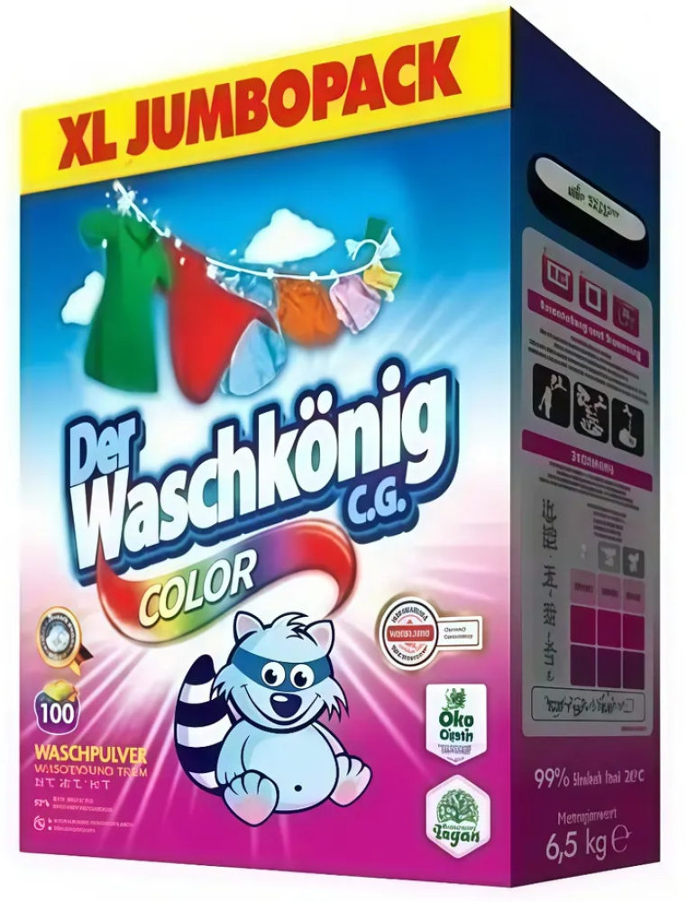 Der Waschkonig C.G. Color Стиральный порошок 6 кг/ 100 стирок  , Германия   { 34441 } - фото1