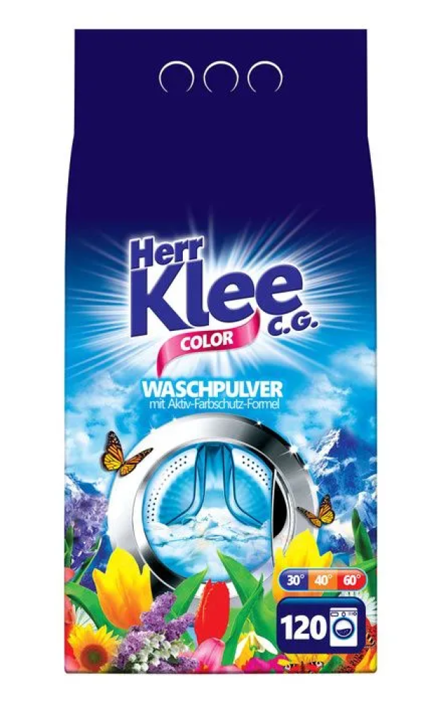 Herr Klee C.G. Color Стиральный порошок 10 кг/ 120 стирок  , Германия   { 50997 } - фото1