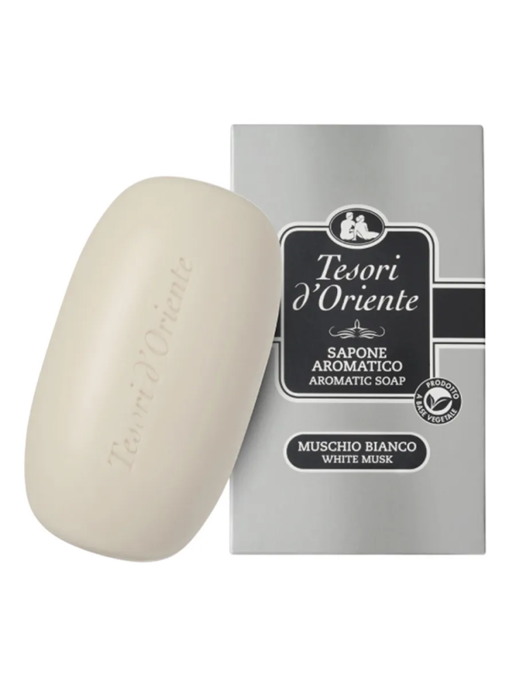 TESORI D'Oriente Белый мускус мыло твердое  ( 125 гр.), Италия  { 55169 } - фото2