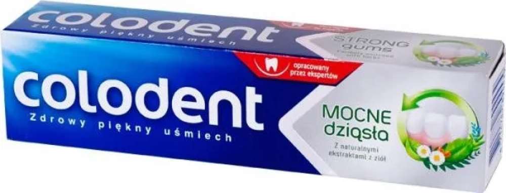 Зубная паста Colodent Крепкие десны с фтором 100 мл, Польша { 94539 } - фото1 Зубная паста Colodent Крепкие десны с фтором 100 мл, Польша { 94539 } - фото1