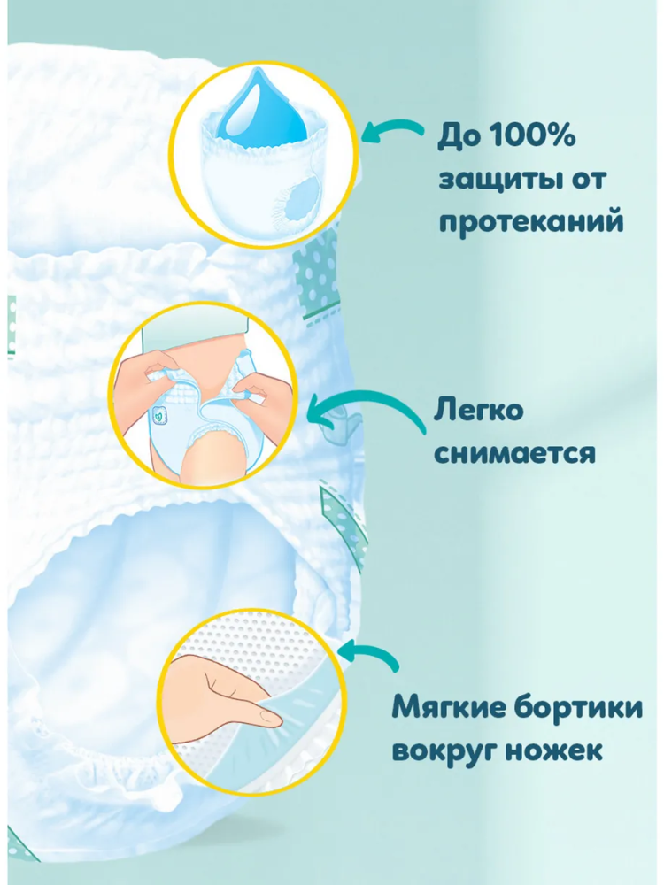 Pampers PANTS   8  19+  кг ( 30 шт)  Подгузники-трусики впитывающие, Польша   { 87589 } фото-10