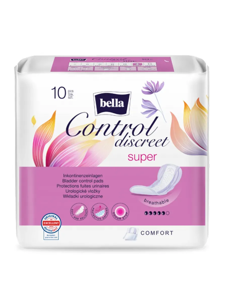 BELLA CONTROL SUPER 5* Прокладки впитывающие урологические ( 10 шт ), Польша { 96733 } фото-2 BELLA CONTROL SUPER 5* Прокладки впитывающие урологические ( 10 шт ), Польша { 96733 } фото-2