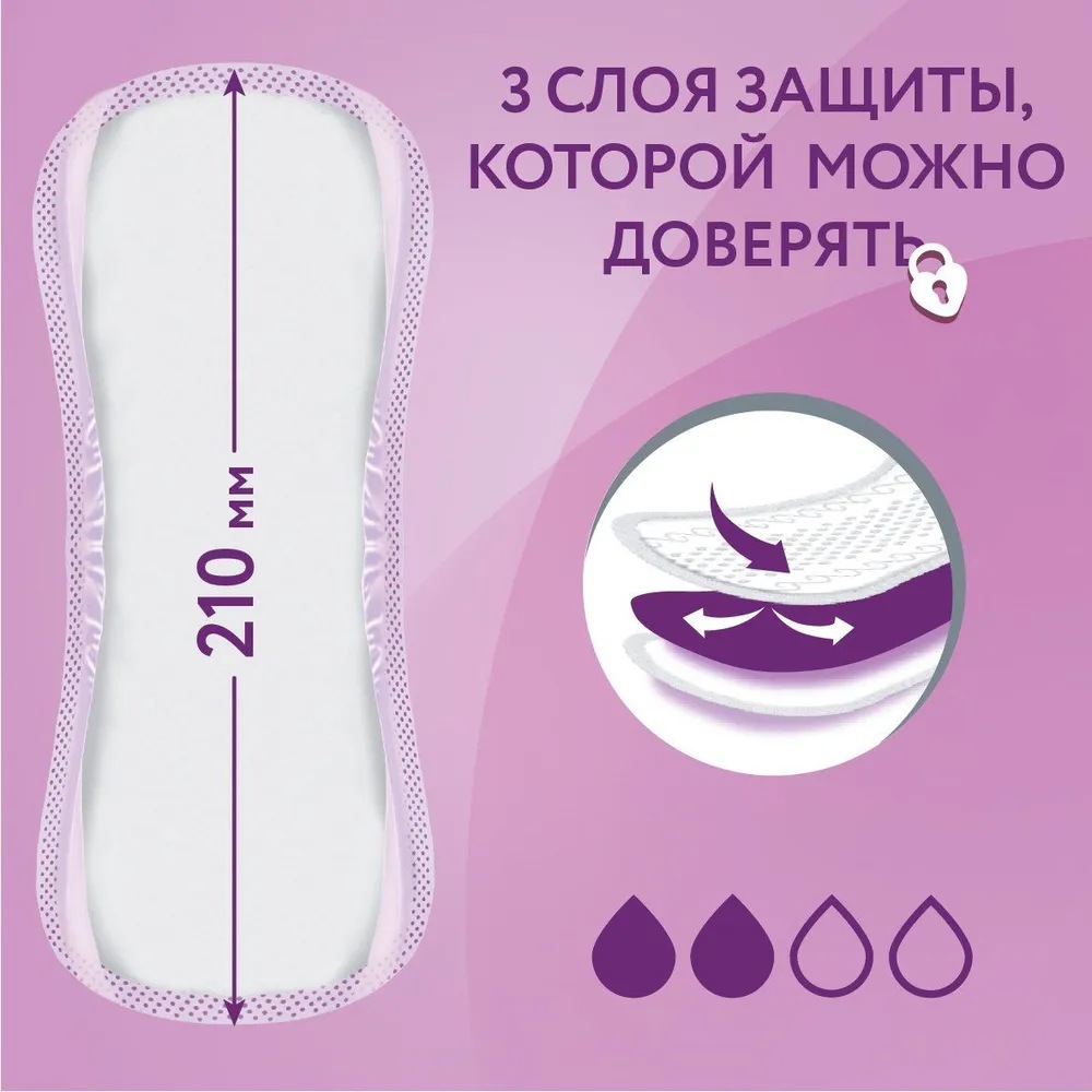 Tereza Lady Mini 2* Прокладки впитывающие урологические ( 20 шт ), Россия { 34857 } Tereza Lady Mini 2* Прокладки впитывающие урологические ( 20 шт ), Россия { 34857 }