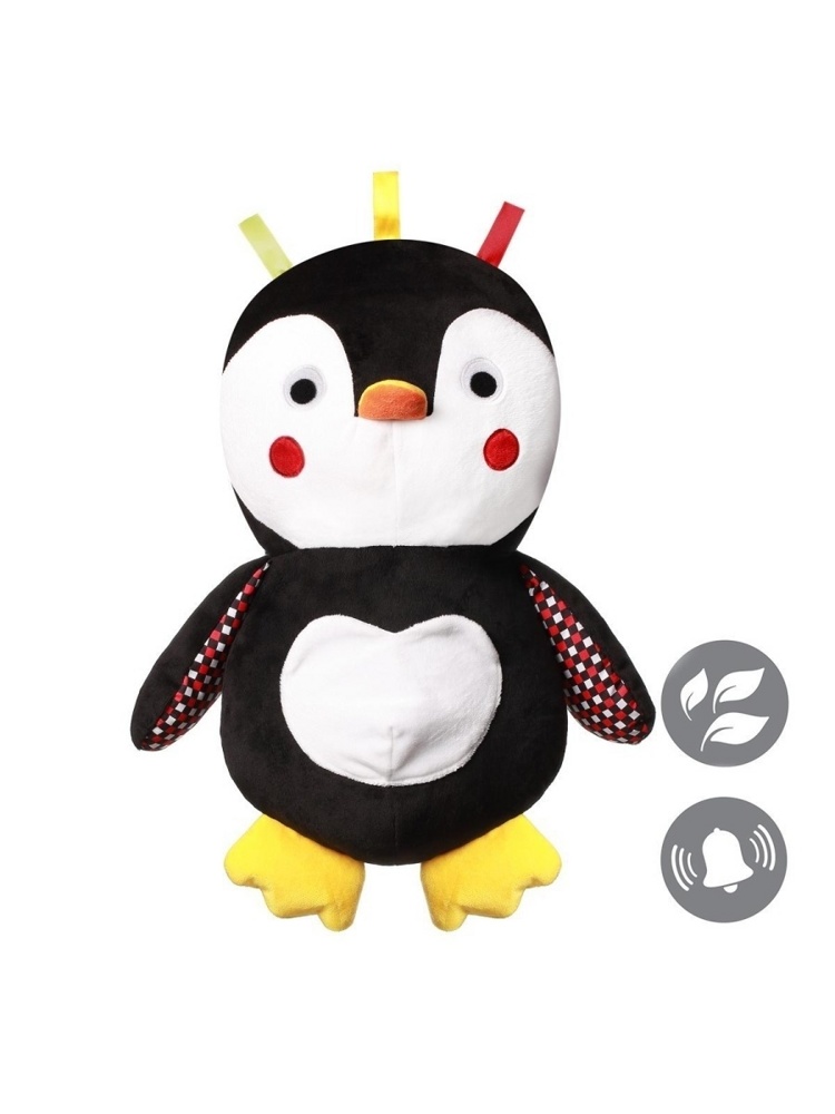 BabyOno  Игрушка-обнимашка  Пингвин с погремушкой (67 см)   { 09435 }