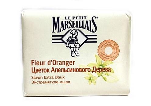 Le Petit Marseillais мыло Экстрамягкое Цветок апельсинового дерева 90 гр., Турция  { 63468 }    
