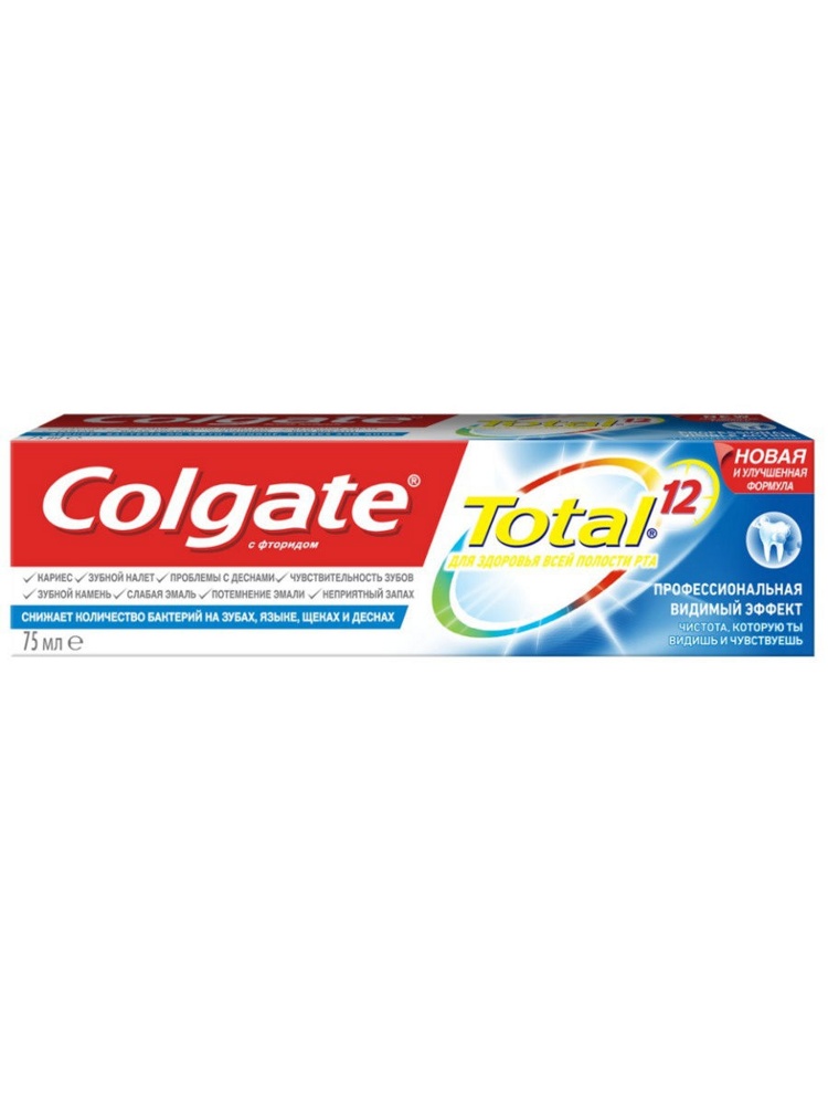/ COLGATE Total 12 Professional  Whitening/.   ( 75 .)    { 17021 }