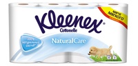 Бумага туалетная KLEENEX Cottonelle Natural Care 8 шт  3-х слойная   { 45745 }