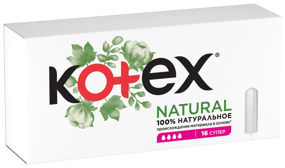  Kotex Natural Super * ( 16 ,)         { 77401 }