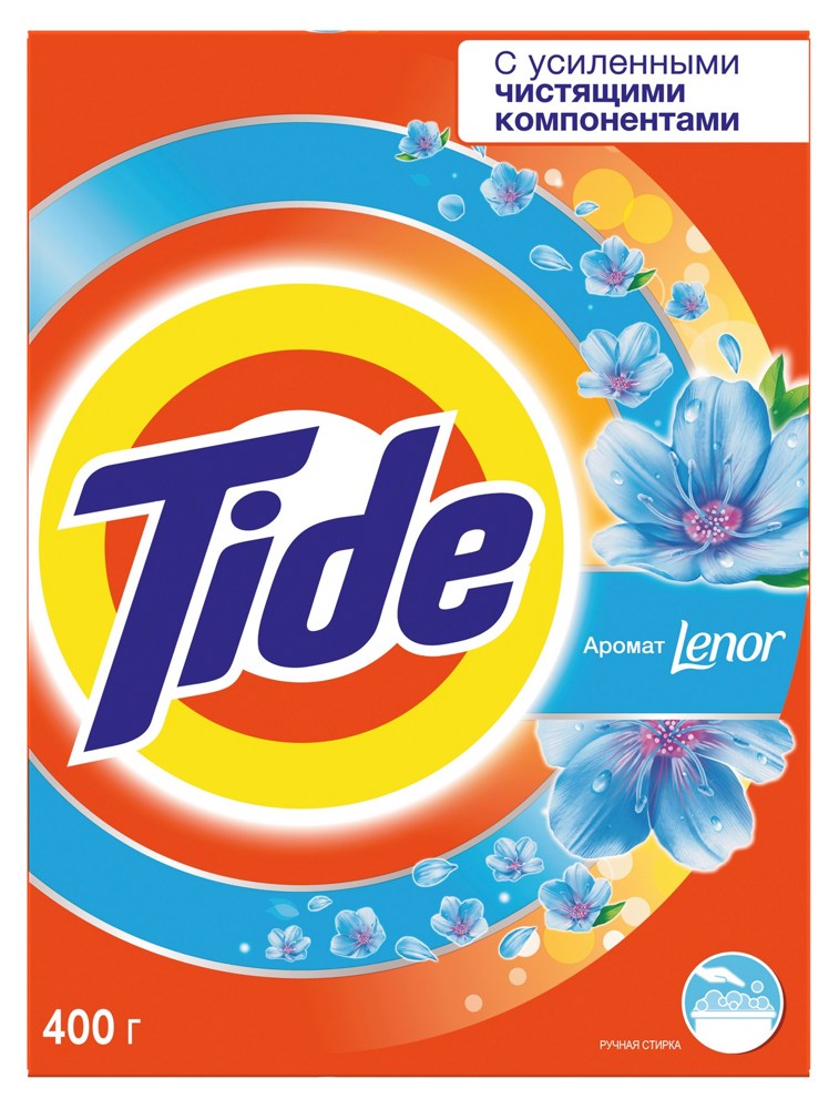 TIDE Ручная Стирка Lenor touch of scent  400 гр., Россия  { 04335 }