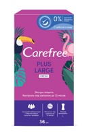 CAREFREE Large Fresh Plus Прокладки ежедневные c ароматом свежести  ( 36 шт.) , Италия  { 04770 }