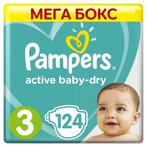 Pampers 3 -Dry Midi     6-10   ( 124 ) ,    { 59282 }