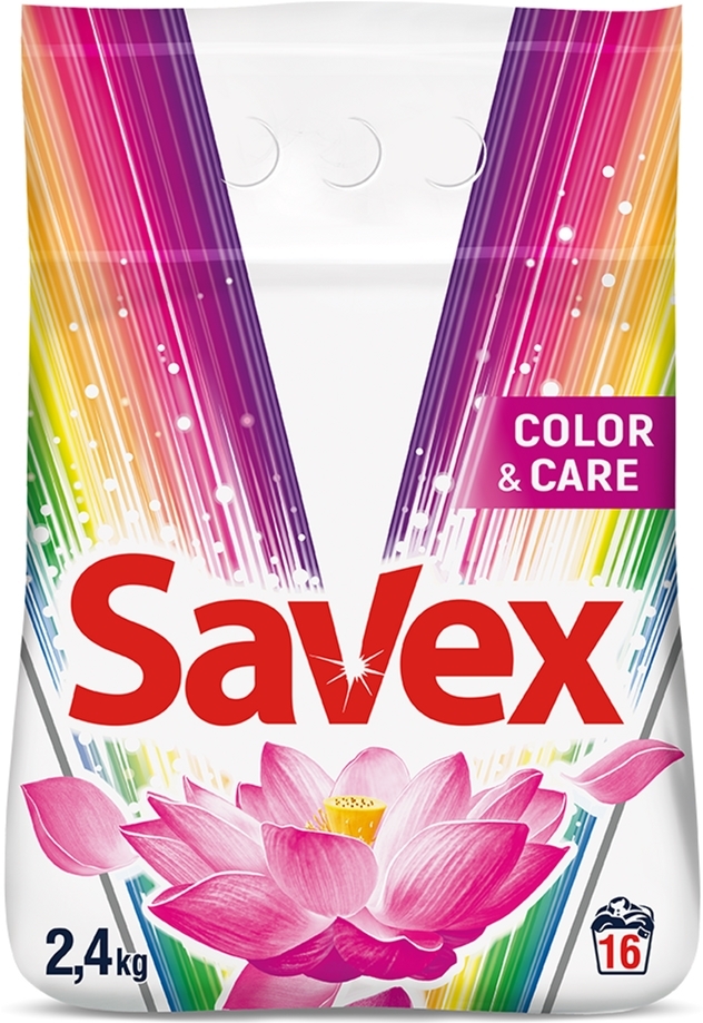 Savex  Color & Care Automat Средство моющее  порошкообразное ( 2,4 кг ), Болгария { 12617 }