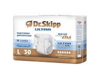 DR. SKIPP ULTRA 3 Large  ( 6*, 30 шт) Подгузники для взрослых впитывающие ( 100-140 см) { 80227 }