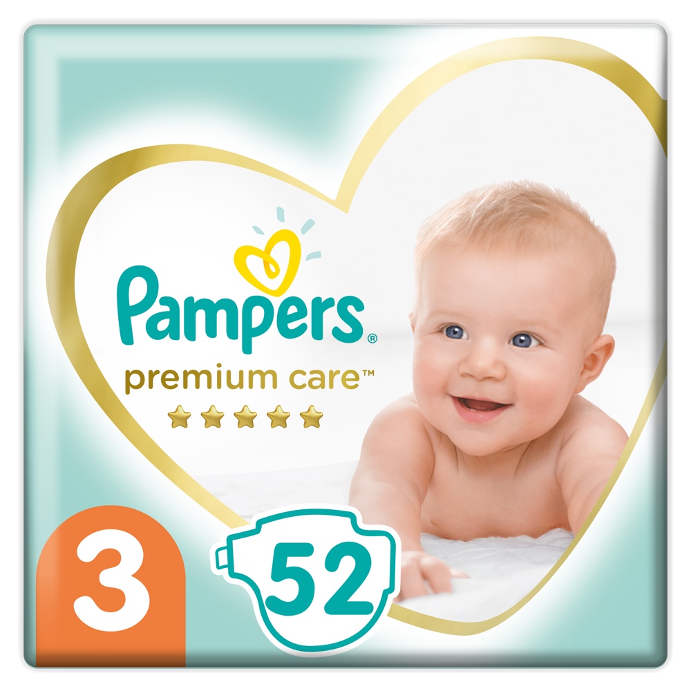 Pampers Premium Care 3  Midi   (6-10 ) 52  ,     { 06846 }   