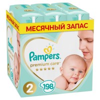 Pampers Premium Care 2 Mini (4-8 кг) 198 шт подгузники, Россия  { 48811 }    СКИДКА  3% НЕ ДЕЙСТВУЕТ