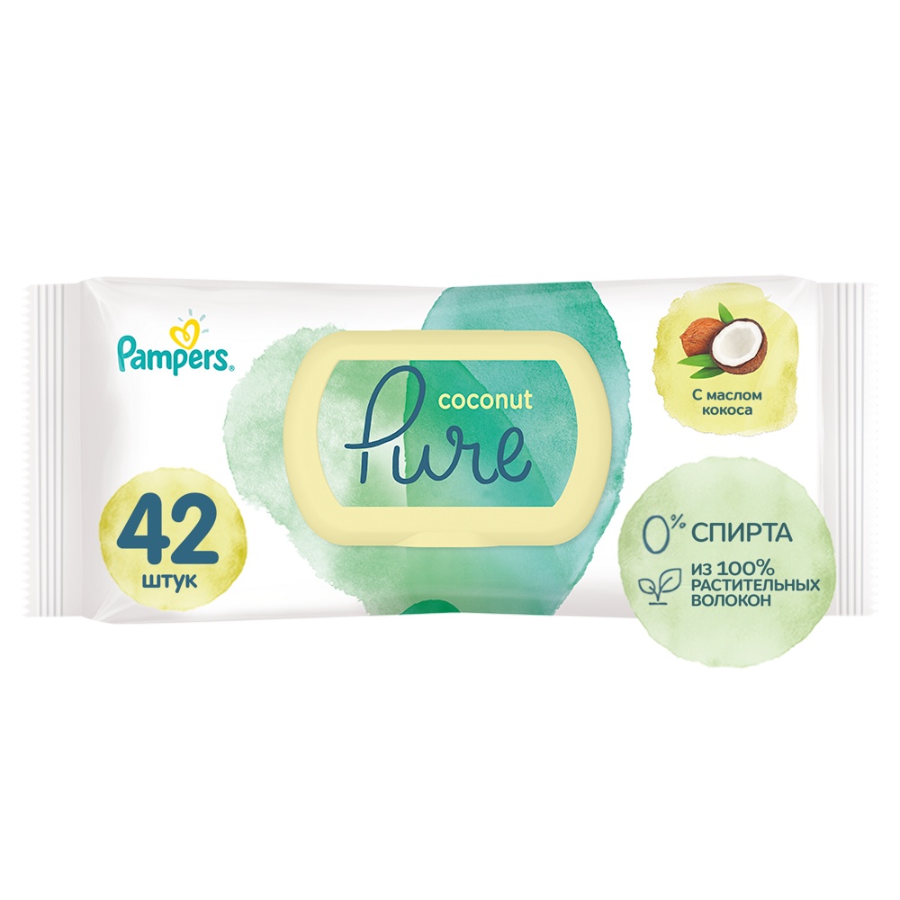 .  / Pampers  Pure Protection Coconut   (42 ),  { 08676 } 
