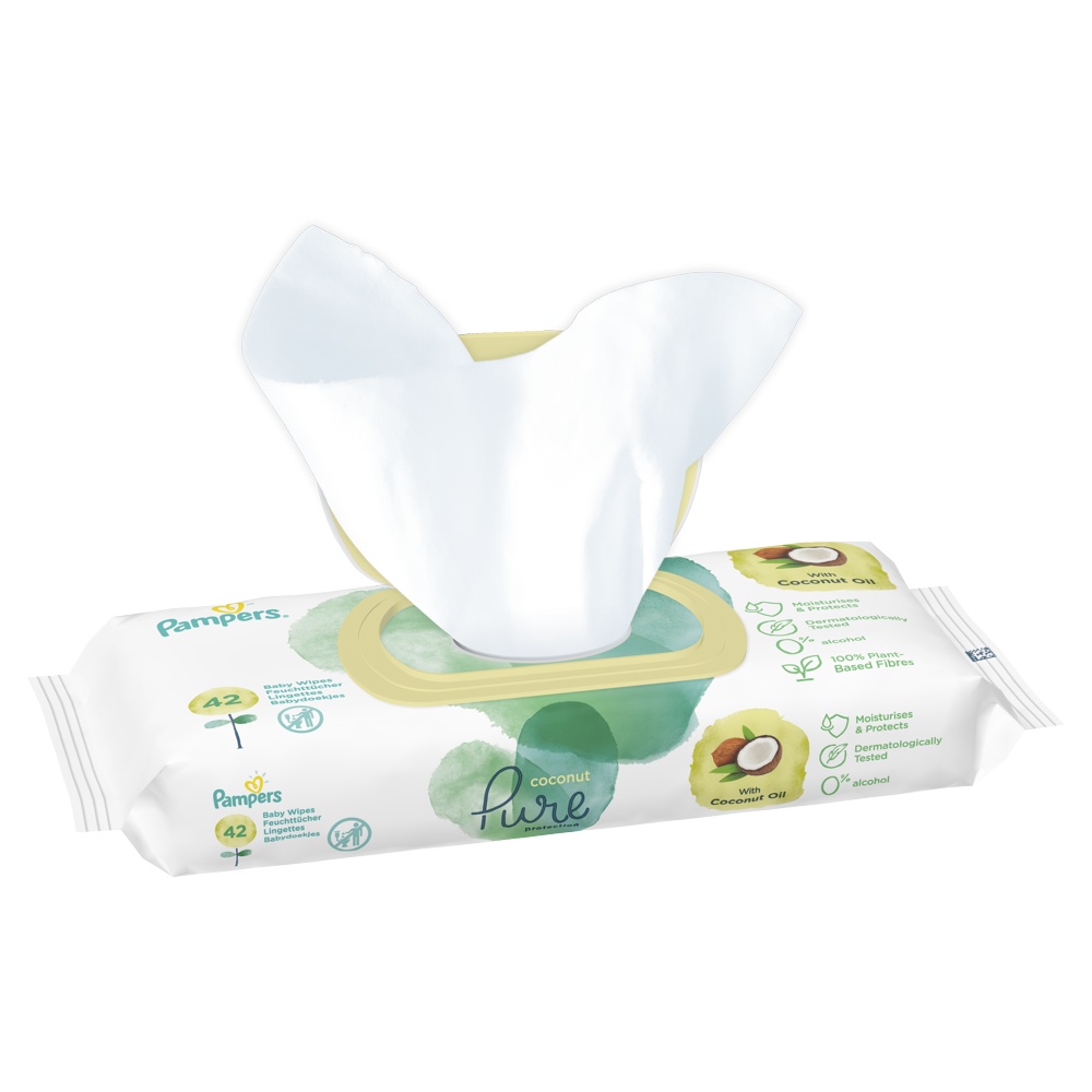.  / Pampers  Pure Protection Coconut   (42 ),  { 08676 } 