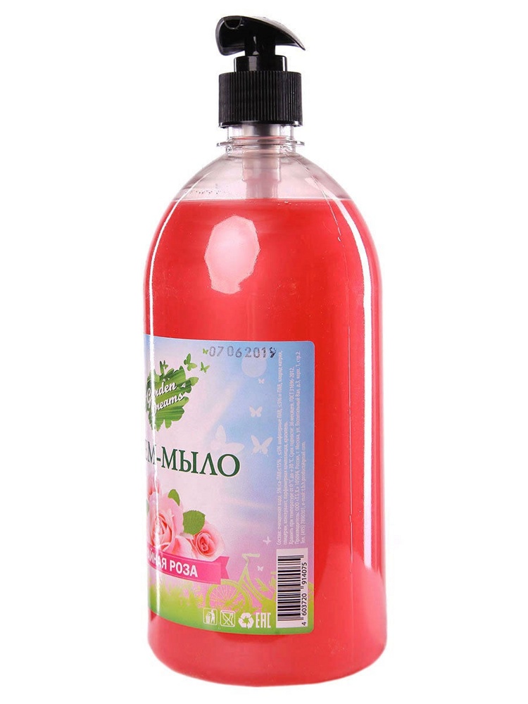 GARDEN DREAMS Жидко крем-мыло   Чайная роза 1000 мл, Россия  { 14075 } GARDEN DREAMS Жидко крем-мыло   Чайная роза 1000 мл, Россия  { 14075 }