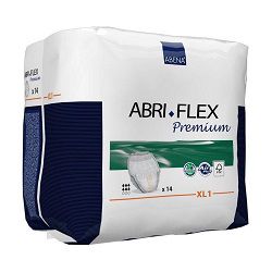 ABRI-FLEX Premium  EХLarge  XL1  (6*,14 шт)Подгузники-трусики впитывающие для взр.( 130-170 см){ 45220 }
