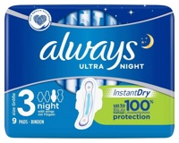 Гигиенические прокладки ALWAYS Ultra Night  9 шт   6*  Венгрия       { 63908 }  