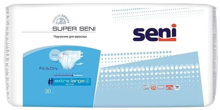 SUPER SENI 4 Extra Large (6*, 30 )    (130-170 ),  { 99581 }{07406}{91424}