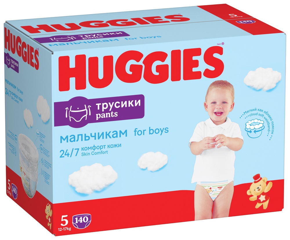 Huggies - 5 Boy 12-17  (140 ) { 90141 }