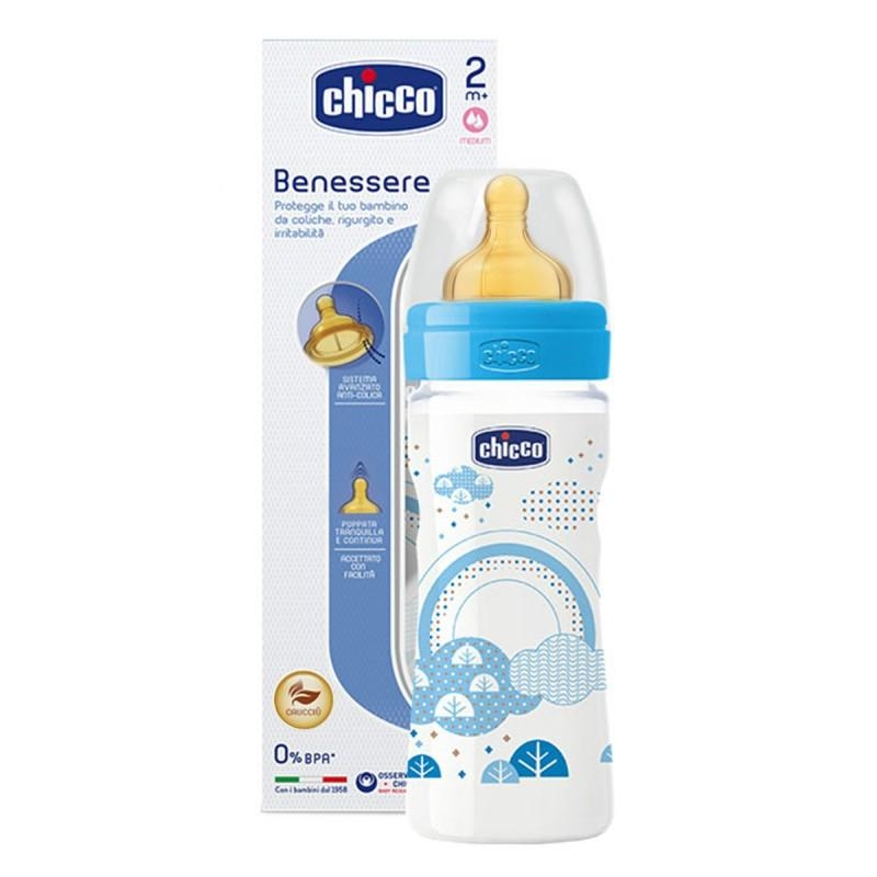 Бутылочка chicco для каш boy wb 330 мл