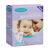 LANSINOH Пакеты для хранения и замораживания грудного молока 50 шт/уп.   { 91642 }