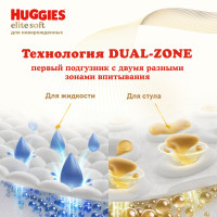 Huggies Elite Soft  0+   3,5  (50 )  ,    { 48012 }     