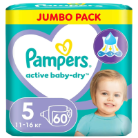 Pampers Active Baby-Dry 5 Junior (11-16 ) 60  ,  { 04747 } 