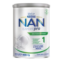  Nestle NAN 1 Кисломолочная Сухая смесь , 400 г   { 83362 }
