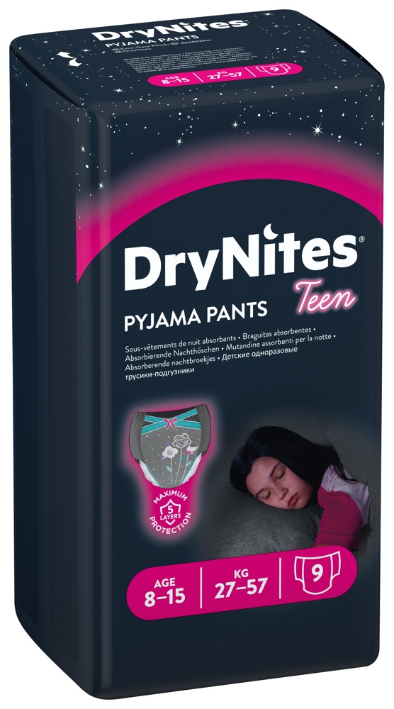 Huggies DryNites Girl 8-15  27-57  (9 ) - ,  { 27604 }