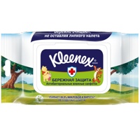 Влажные  салфетки   KLEENEX  Protect Disney антибактериальные  (40 шт), Корея     { 42133 }