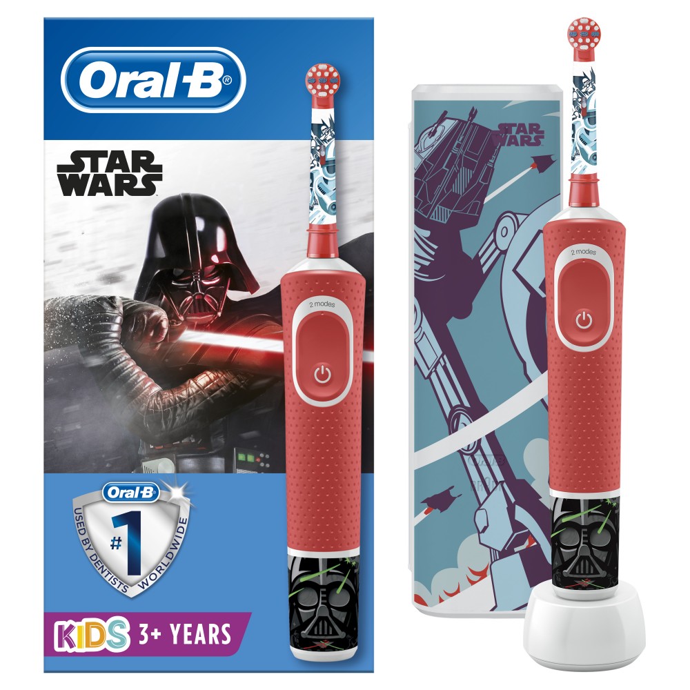 BRAUN ORAL-B Stages Power Электрическая з/щетка детская с футляром  3710/3757 { 10082 }  "Star Wars"