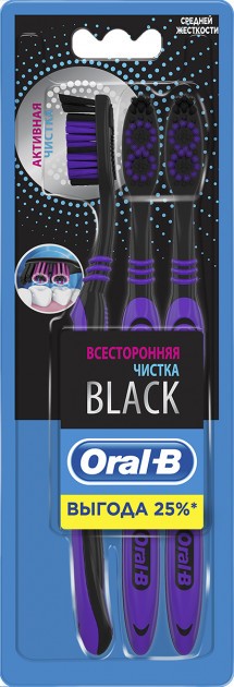 ORAL-B   Black  / / (3 ),   { 01381 } 