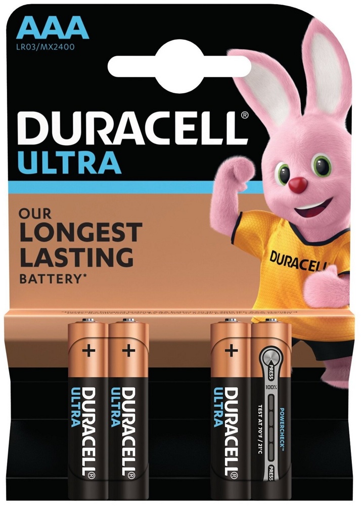 Duracel UltraPower AA 1.5 v  LR03       ( 4  ) ,      { 62931 }