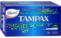 Тампоны Tampax Compak Super  (16 шт, 3*), Венгрия   ( с аппликатором)    { 75097 }
