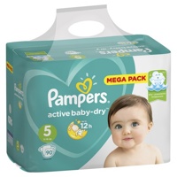 Pampers 5 Аctive Baby Dry Junior 11-18 кг ( 90 шт) подгузники, Россия   { 14643 }  СКИДКА 3% НЕ ДЕЙСТВУЕТ!!!