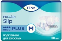 TENA Slip Plus 2 Medium (6*, 30 шт) Подгузники для взрослых (70-120 см) Польша !!!  { 18871 }   { 46726 }
