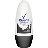 REXONA  Антиперсперант шарик. Невидимая на черной и белой одежде, 50 мл,{ 96114 }  СРОК ДО 05.2021