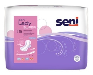 Прокладки впитывающие урологические Seni Lady Super 5* (15 шт) Польша  { 90434 } - фото1