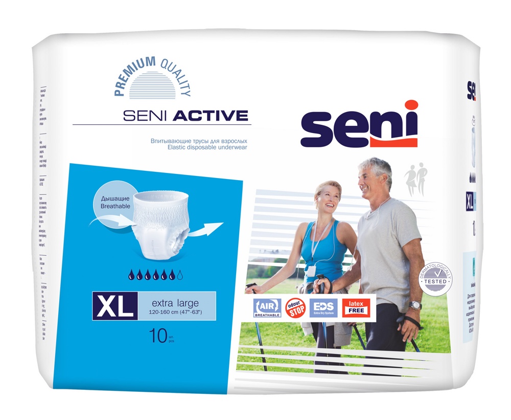 SENI ACTIVE 4 Extra Large (6*, 10 ) -  (120-160 ) { 91844 } 