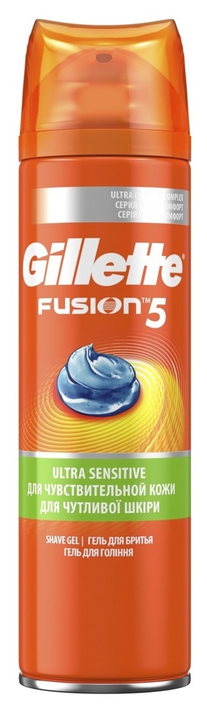 GILLETTE Fusion Hydra Gel Sensitive Skin  /  200 ,  { 64753 }
