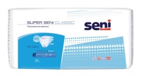 SENI 4 CLASSIC  Еxtra Large (5,5*, 30 шт) Подгузники для взрослых (130-170 см),  РОССИЯ { 96719 }