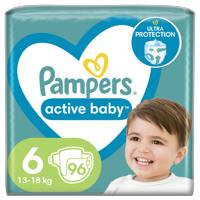 Pampers Active Baby Dry 6 Extra Large (13-18 ) 96,    { 51892 }    